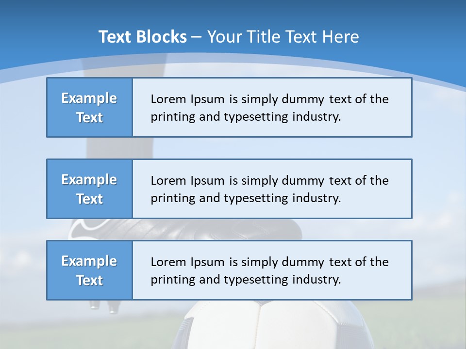 Sport Guy Sky PowerPoint Template