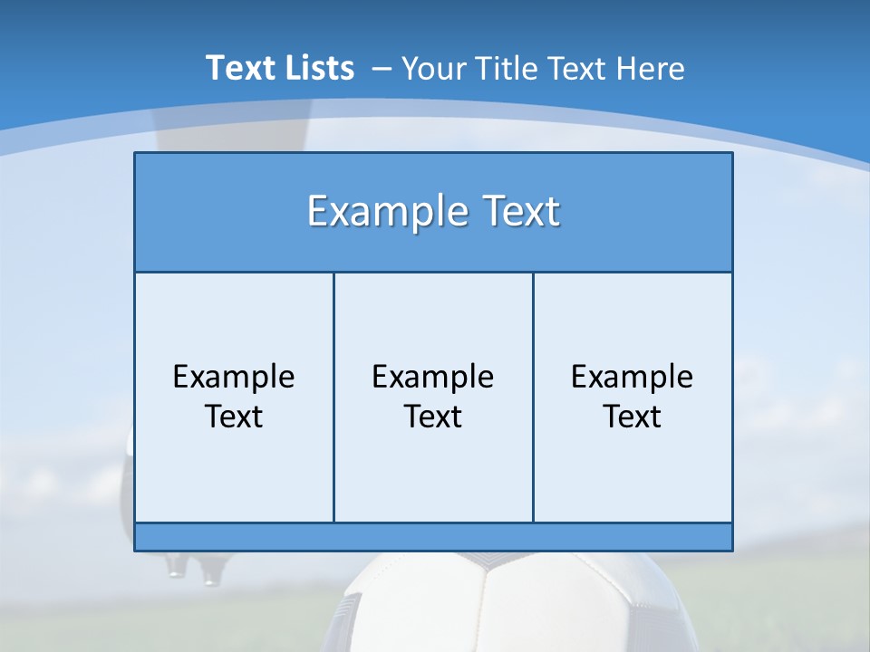 Sport Guy Sky PowerPoint Template