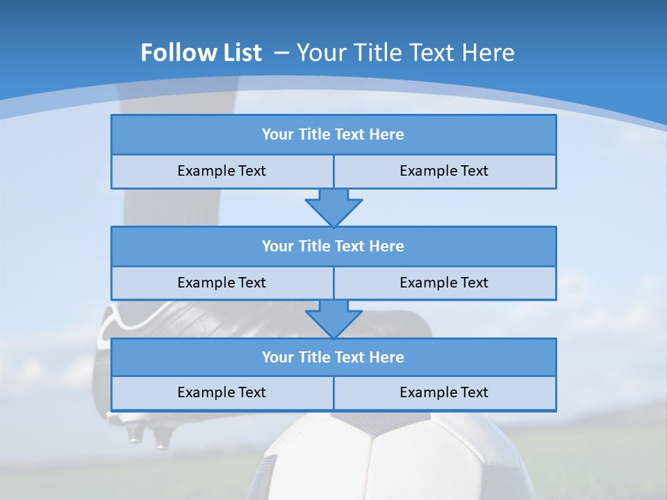 Sport Guy Sky PowerPoint Template