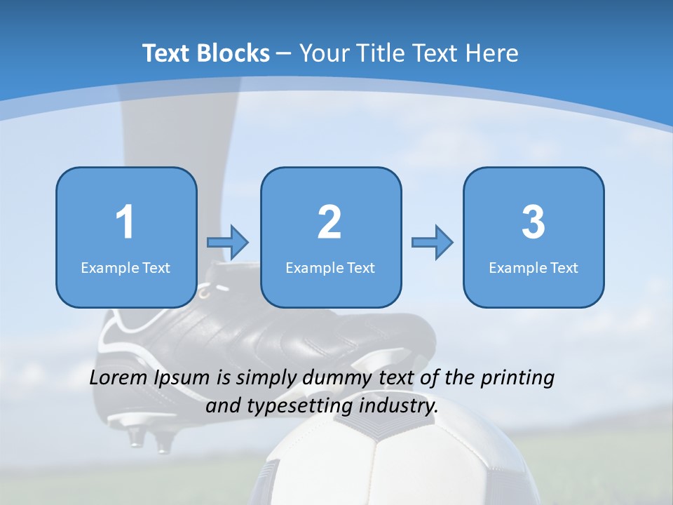 Sport Guy Sky PowerPoint Template