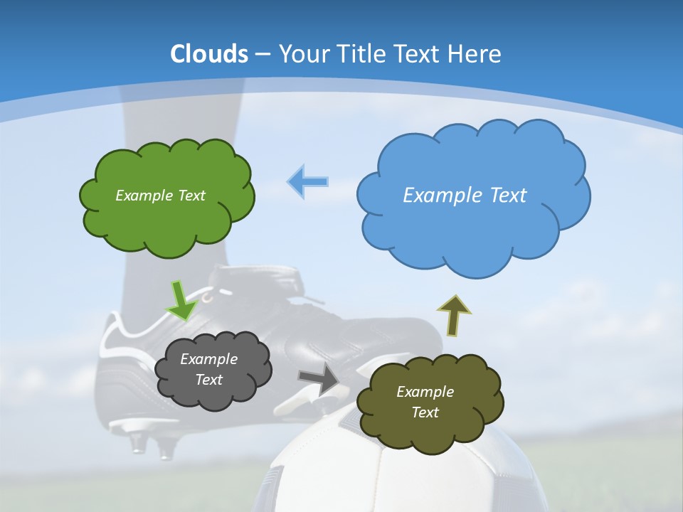 Sport Guy Sky PowerPoint Template