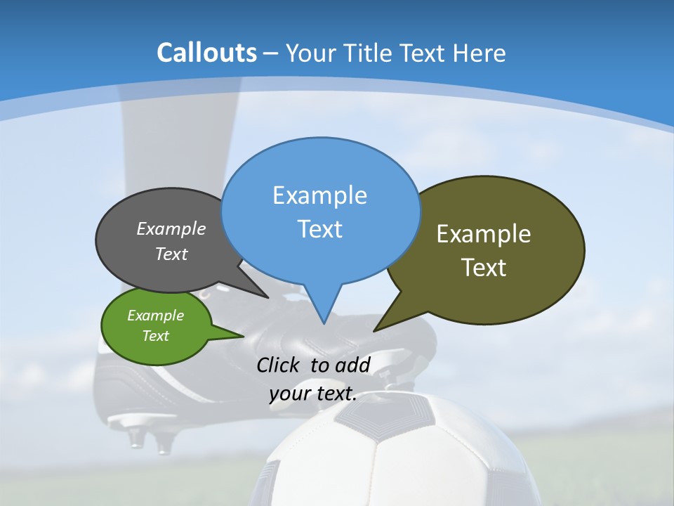 Sport Guy Sky PowerPoint Template