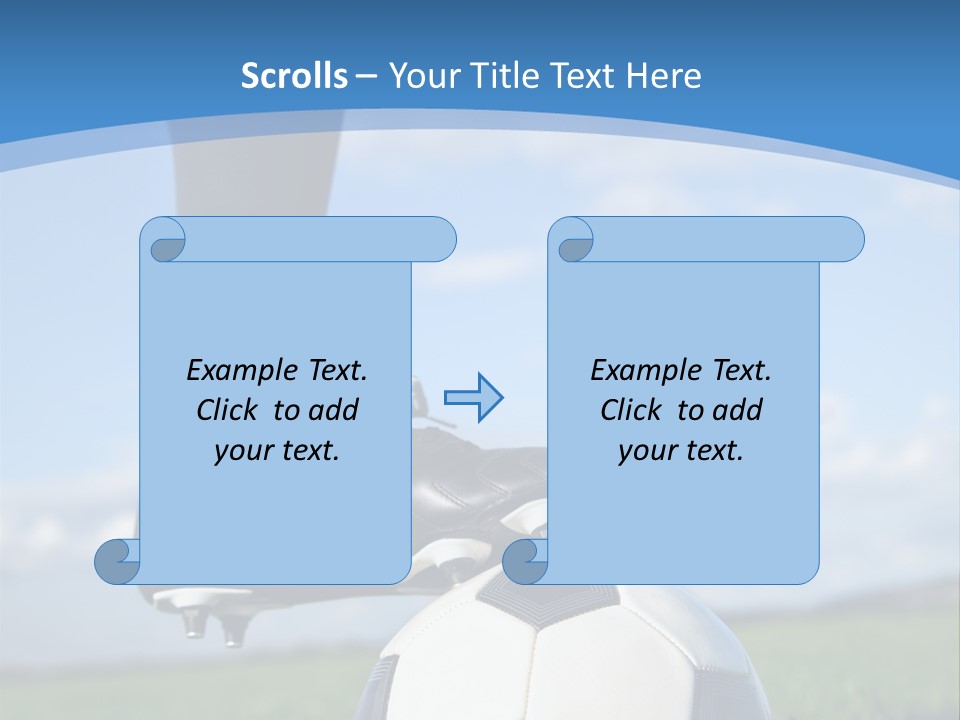 Sport Guy Sky PowerPoint Template