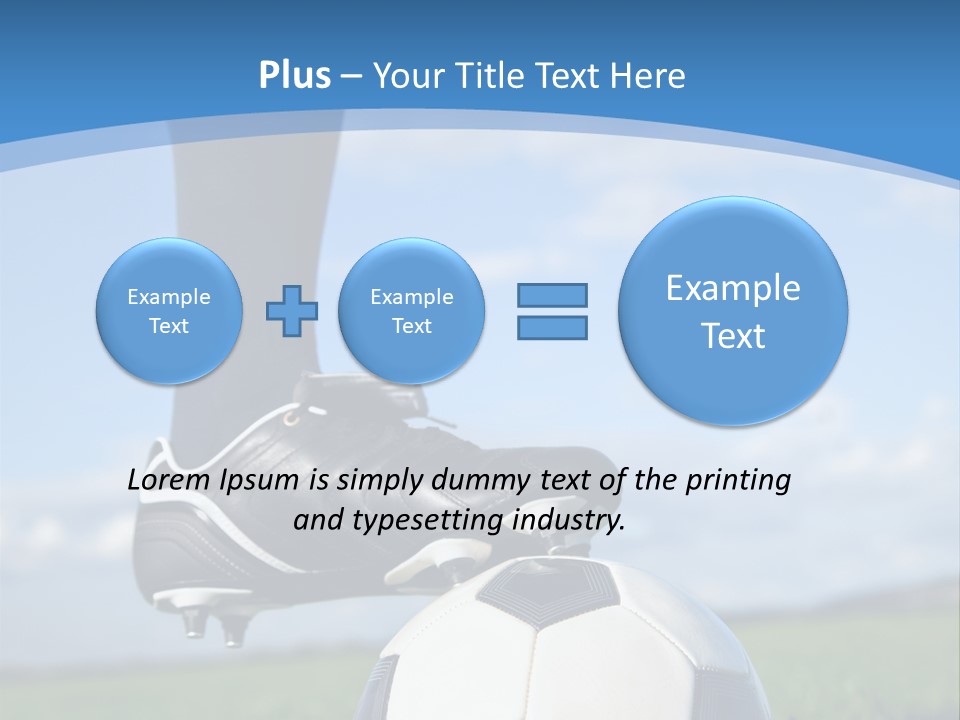 Sport Guy Sky PowerPoint Template