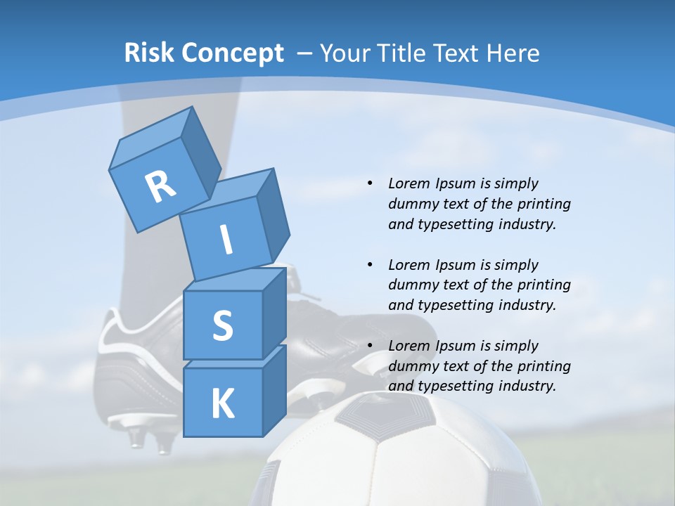 Sport Guy Sky PowerPoint Template