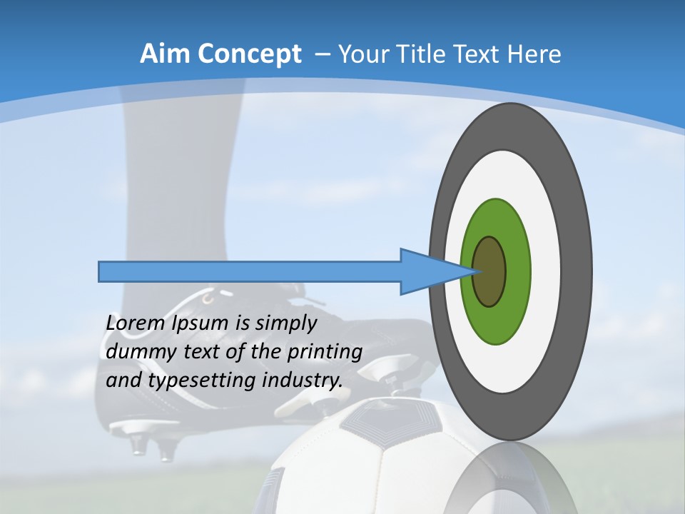 Sport Guy Sky PowerPoint Template