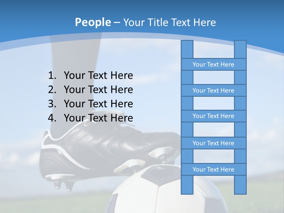 Sport Guy Sky PowerPoint Template