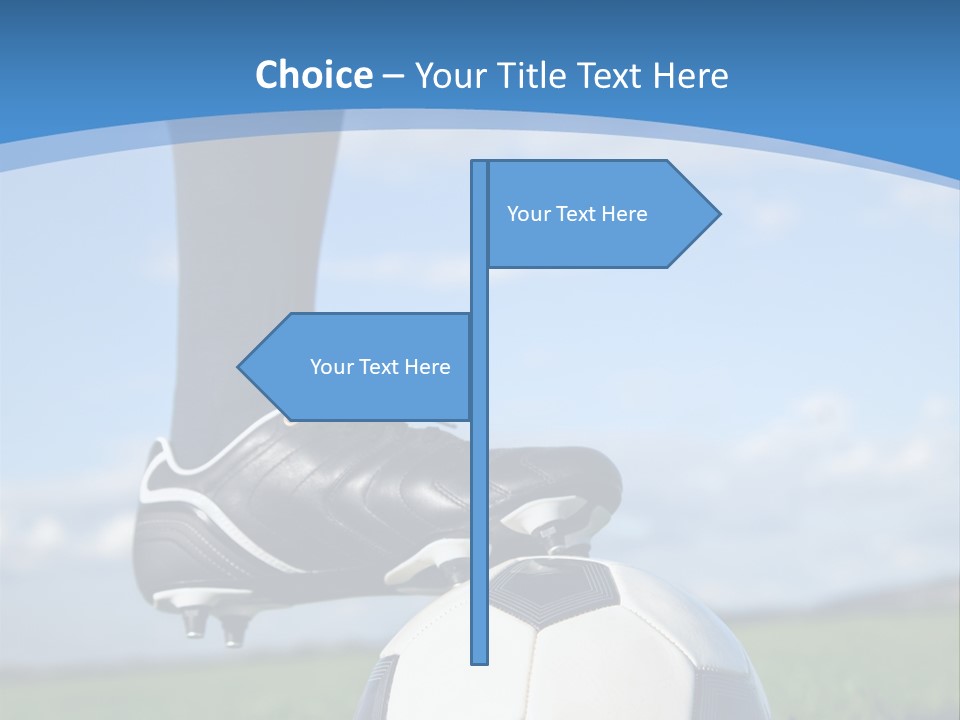 Sport Guy Sky PowerPoint Template