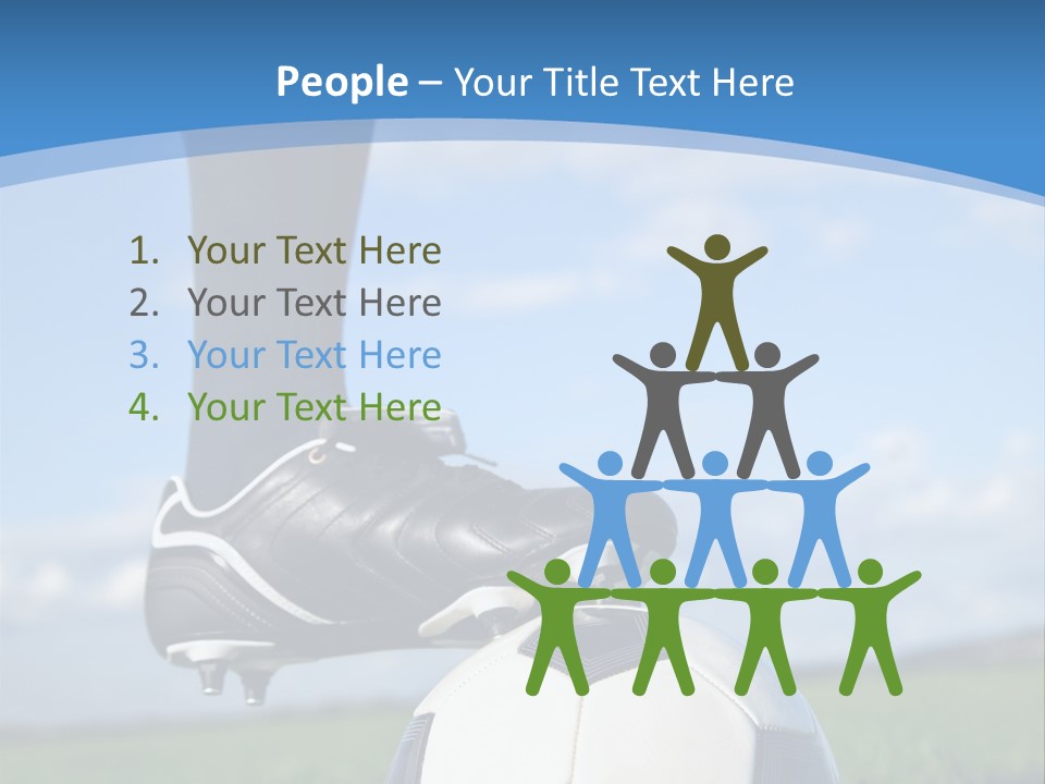 Sport Guy Sky PowerPoint Template