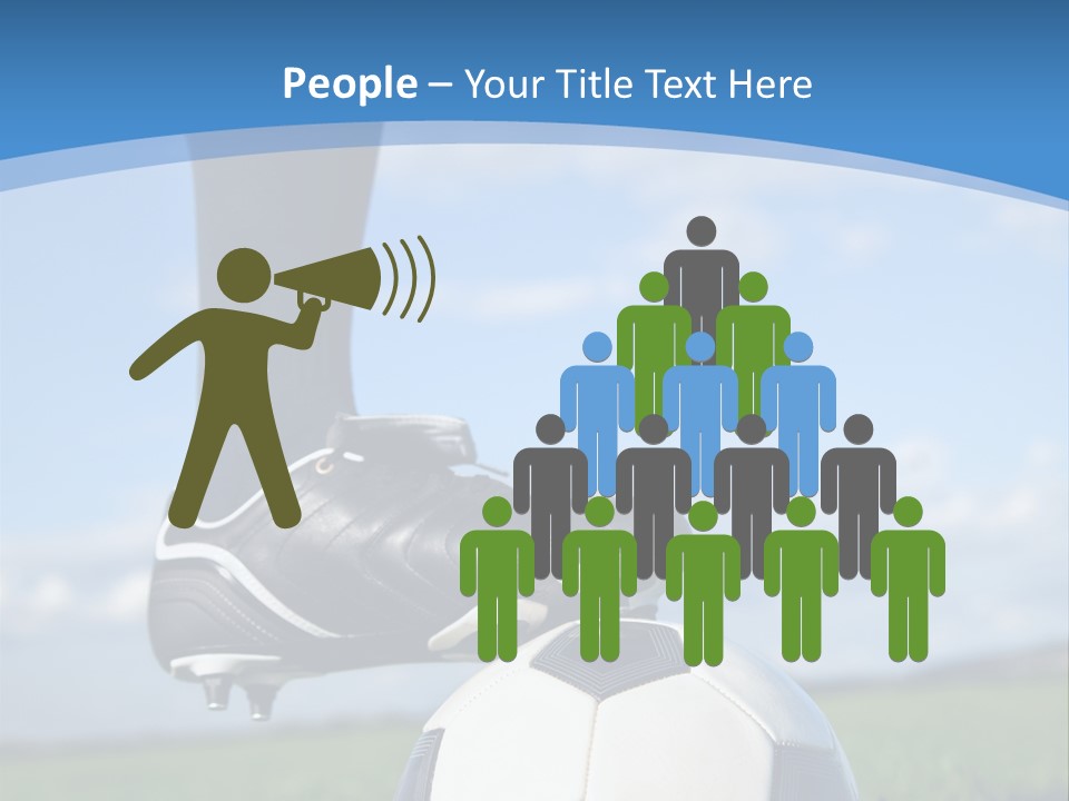 Sport Guy Sky PowerPoint Template