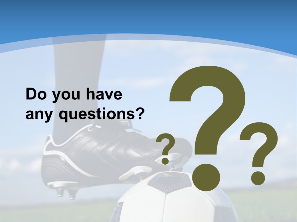 Sport Guy Sky PowerPoint Template