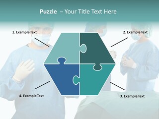 Medical Powerpoint Presentation With Doctors In Scrubs PowerPoint Template