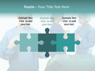 Medical Powerpoint Presentation With Doctors In Scrubs PowerPoint Template