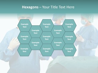 Medical Powerpoint Presentation With Doctors In Scrubs PowerPoint Template