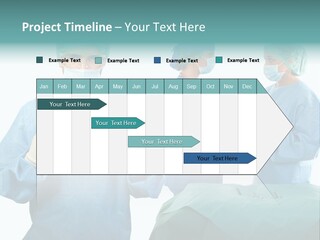 Medical Powerpoint Presentation With Doctors In Scrubs PowerPoint Template