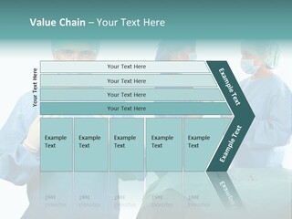 Medical Powerpoint Presentation With Doctors In Scrubs PowerPoint Template