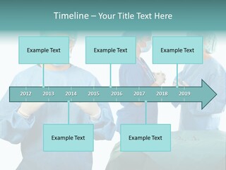 Medical Powerpoint Presentation With Doctors In Scrubs PowerPoint Template