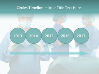 Medical Powerpoint Presentation With Doctors In Scrubs PowerPoint Template