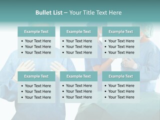 Medical Powerpoint Presentation With Doctors In Scrubs PowerPoint Template