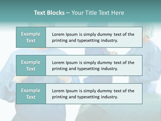 Medical Powerpoint Presentation With Doctors In Scrubs PowerPoint Template