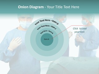 Medical Powerpoint Presentation With Doctors In Scrubs PowerPoint Template