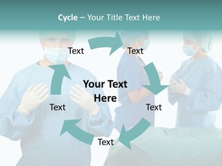 Medical Powerpoint Presentation With Doctors In Scrubs PowerPoint Template