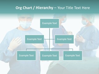 Medical Powerpoint Presentation With Doctors In Scrubs PowerPoint Template