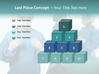 Medical Powerpoint Presentation With Doctors In Scrubs PowerPoint Template