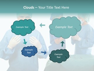 Medical Powerpoint Presentation With Doctors In Scrubs PowerPoint Template