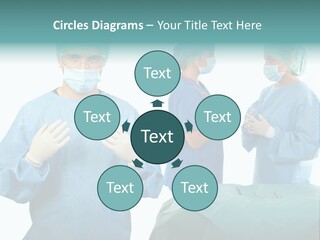 Medical Powerpoint Presentation With Doctors In Scrubs PowerPoint Template