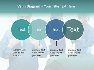 Medical Powerpoint Presentation With Doctors In Scrubs PowerPoint Template