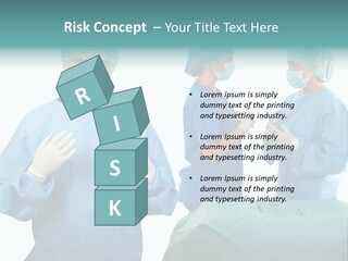 Medical Powerpoint Presentation With Doctors In Scrubs PowerPoint Template