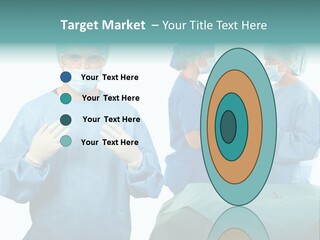 Medical Powerpoint Presentation With Doctors In Scrubs PowerPoint Template