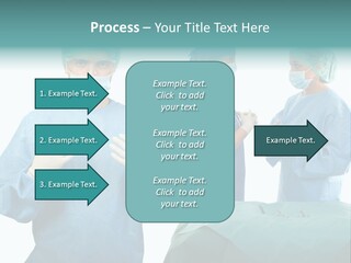 Medical Powerpoint Presentation With Doctors In Scrubs PowerPoint Template
