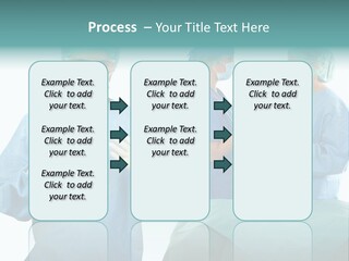 Medical Powerpoint Presentation With Doctors In Scrubs PowerPoint Template