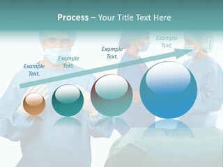 Medical Powerpoint Presentation With Doctors In Scrubs PowerPoint Template