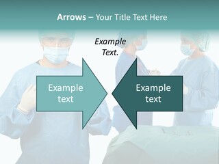 Medical Powerpoint Presentation With Doctors In Scrubs PowerPoint Template