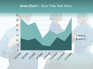 Medical Powerpoint Presentation With Doctors In Scrubs PowerPoint Template