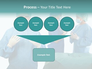 Medical Powerpoint Presentation With Doctors In Scrubs PowerPoint Template