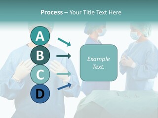 Medical Powerpoint Presentation With Doctors In Scrubs PowerPoint Template