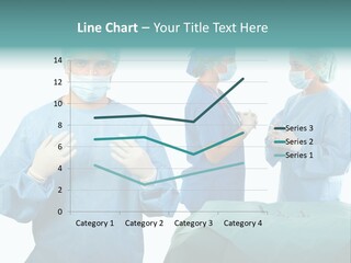 Medical Powerpoint Presentation With Doctors In Scrubs PowerPoint Template
