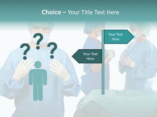 Medical Powerpoint Presentation With Doctors In Scrubs PowerPoint Template