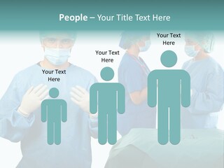 Medical Powerpoint Presentation With Doctors In Scrubs PowerPoint Template