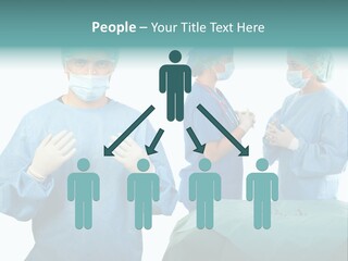 Medical Powerpoint Presentation With Doctors In Scrubs PowerPoint Template