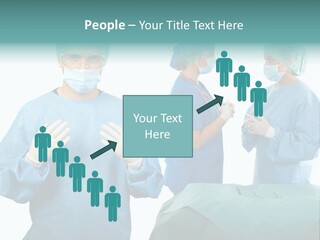 Medical Powerpoint Presentation With Doctors In Scrubs PowerPoint Template