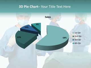 Medical Powerpoint Presentation With Doctors In Scrubs PowerPoint Template