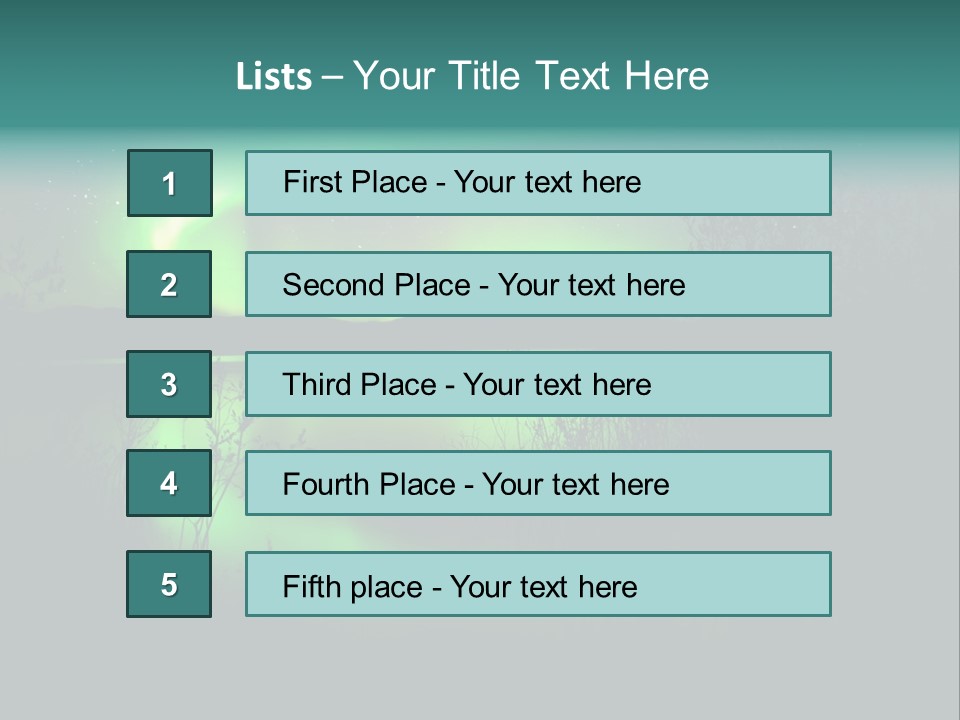 Illuminate Particles Night PowerPoint Template