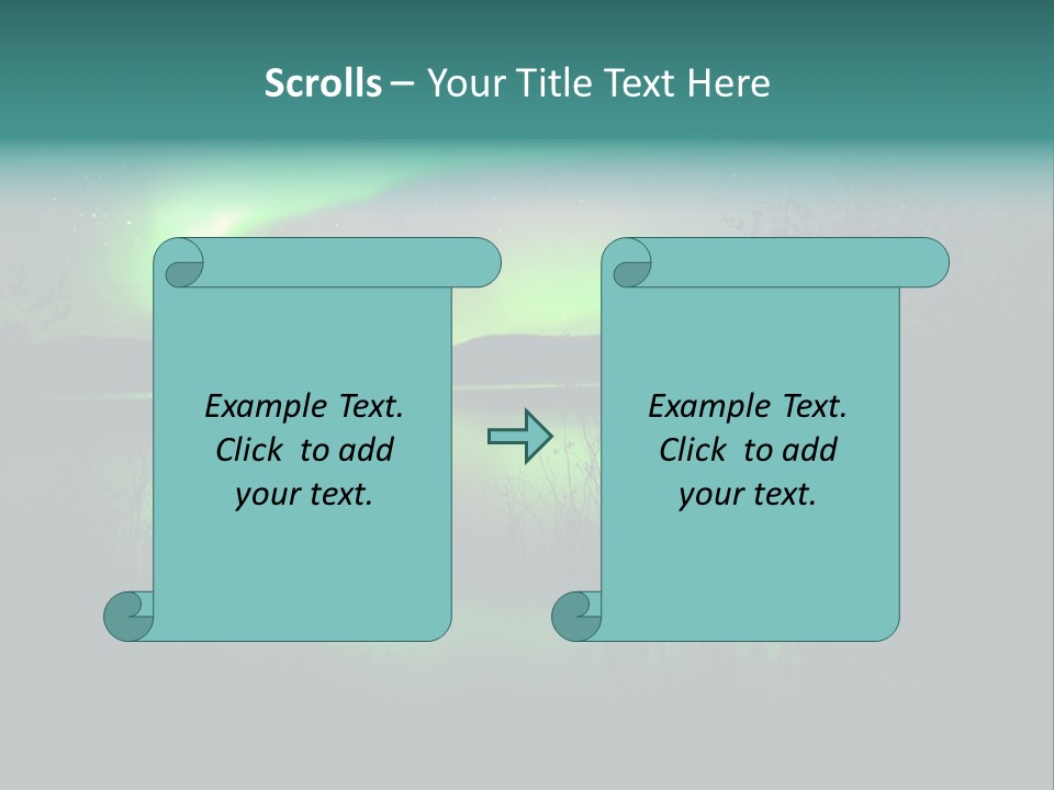 Illuminate Particles Night PowerPoint Template