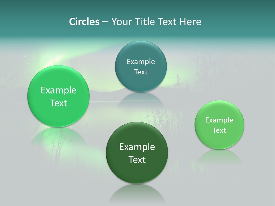 Illuminate Particles Night PowerPoint Template