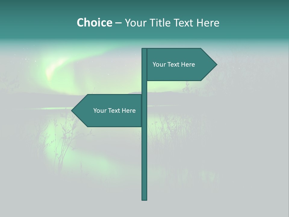 Illuminate Particles Night PowerPoint Template